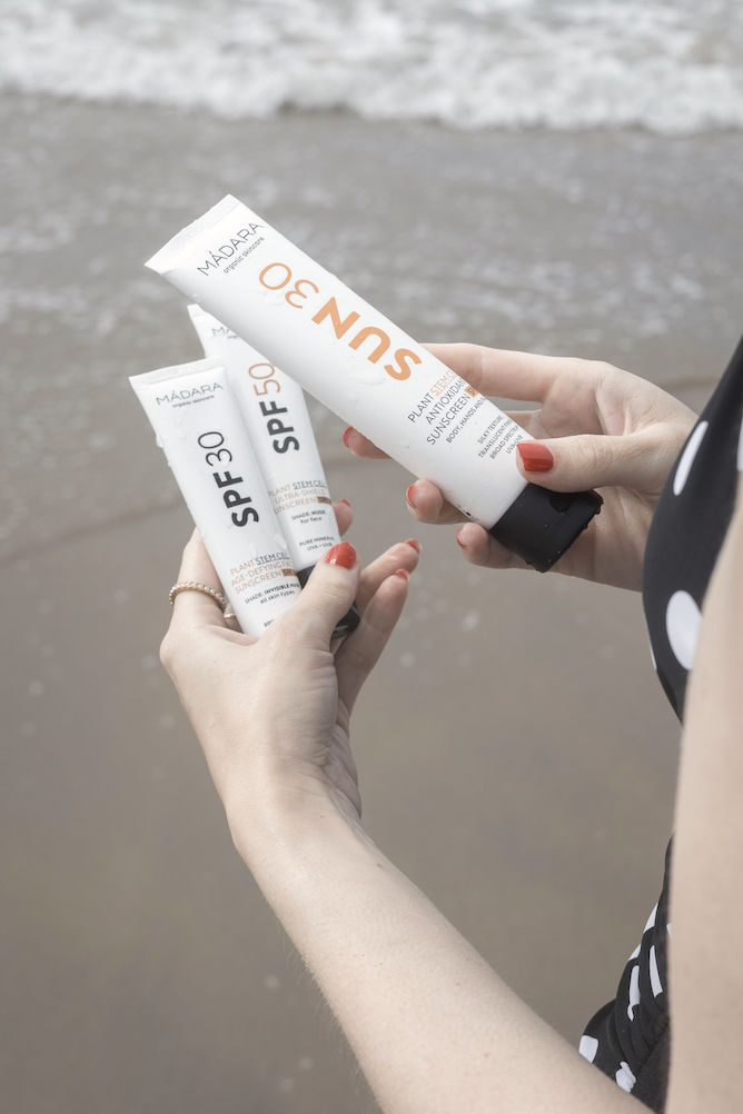 Mádara Sun 30 Plant stam cell anti oxydant sunscreen review